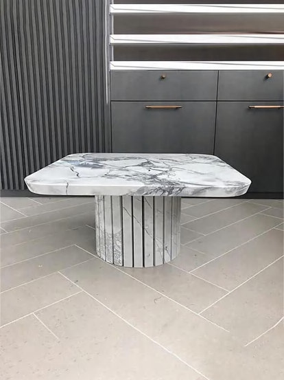 EDGC010 Calacatta grey coffee table