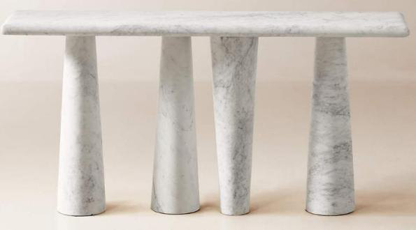 EDGC006 Carrara white console table