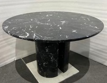 EDGD017 Rosa black dining table