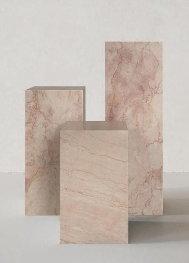 EDGP009 Rosa marble plinth