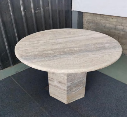 EDGST010 Travertine side table