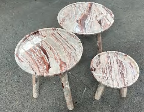 EDGST015 White onyx or custom side table